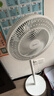美的（Midea）【品质推荐】七叶轻音柔风电风扇/家用省电落地扇/台式电扇/广角摇头节能宿舍小型风扇 SAE35CA 实拍图