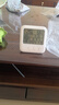 德力西电气（DELIXI ELECTRIC）家用室内温度计带笑脸婴儿房闹钟计时电子数显温湿度计温度表 实拍图