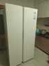 海尔（Haier）冰箱620升双开门对开门冰箱风冷无霜一级能效双变频家用大容量白色电冰箱以旧换新 冰雪白+一级双变频+黑金净化抗菌+90°开门悬停 实拍图