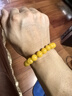 木觉（MUJUE）蜜蜡手串手链男女士鸡油黄琥珀老蜜蜡圆珠手链情侣款 直径10-11mm约【18颗】 【情侣推荐】 实拍图