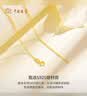 中国珠宝银项链女S925银镀金百搭素链锁骨链O字链侧身链简约女士银素链 O字链（龙虾弹簧扣） 实拍图