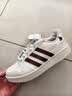 adidas NY 90 STRIPES经典运动板鞋男女阿迪达斯三叶草   汉玉白/红色/金色   36.5 实拍图