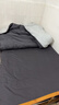 无印良品100%纯棉床上四件套全棉床单四件套 被套200*230cm 深灰速写条纹 实拍图