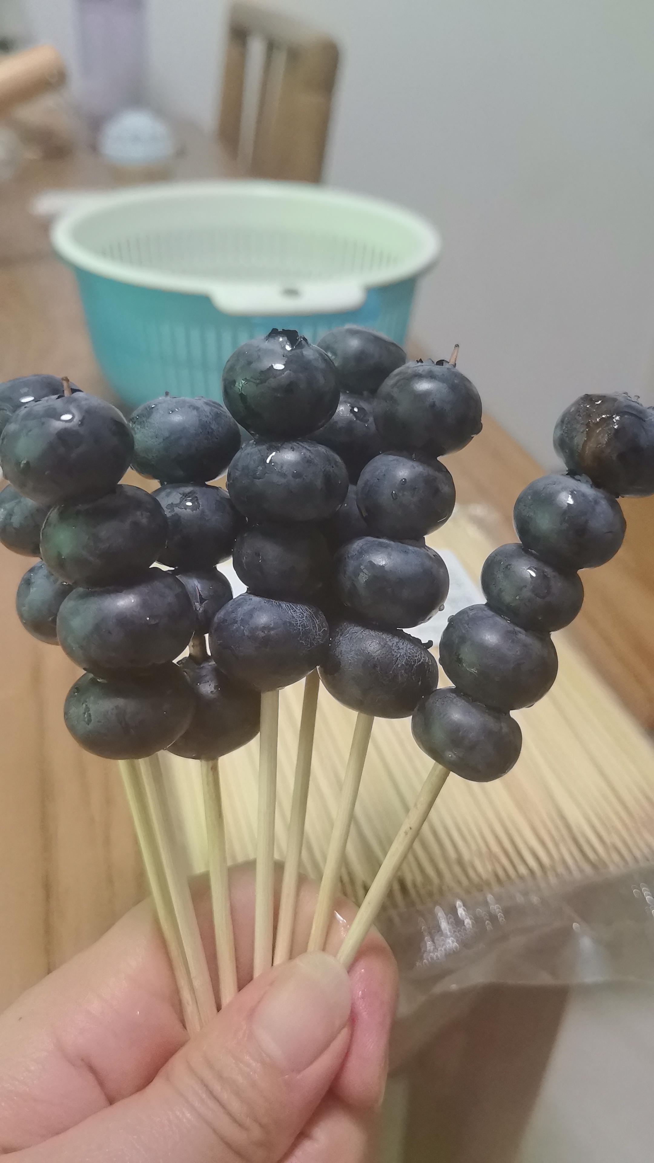 SHUANG YU冰糖葫芦竹签一次性小竹签15cm烧烤串烤肠签子山楂水果签子300支 实拍图