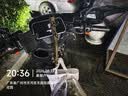 电动车遮阳雨伞快拆可折叠电瓶车雨棚蓬防晒挡雨踏板摩托车防雨伞 A支架【黑色羽毛】加长-黑胶防晒 实拍图
