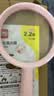 得力（deli）【手持放大镜70mm】高清高倍自然观察放大镜 小学生老人阅读旅行户外便携玩具粉 实拍图