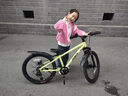 京东京造灵跃自行车铝合金车架8-12-13岁儿童自行车学生变速22寸青柠 实拍图