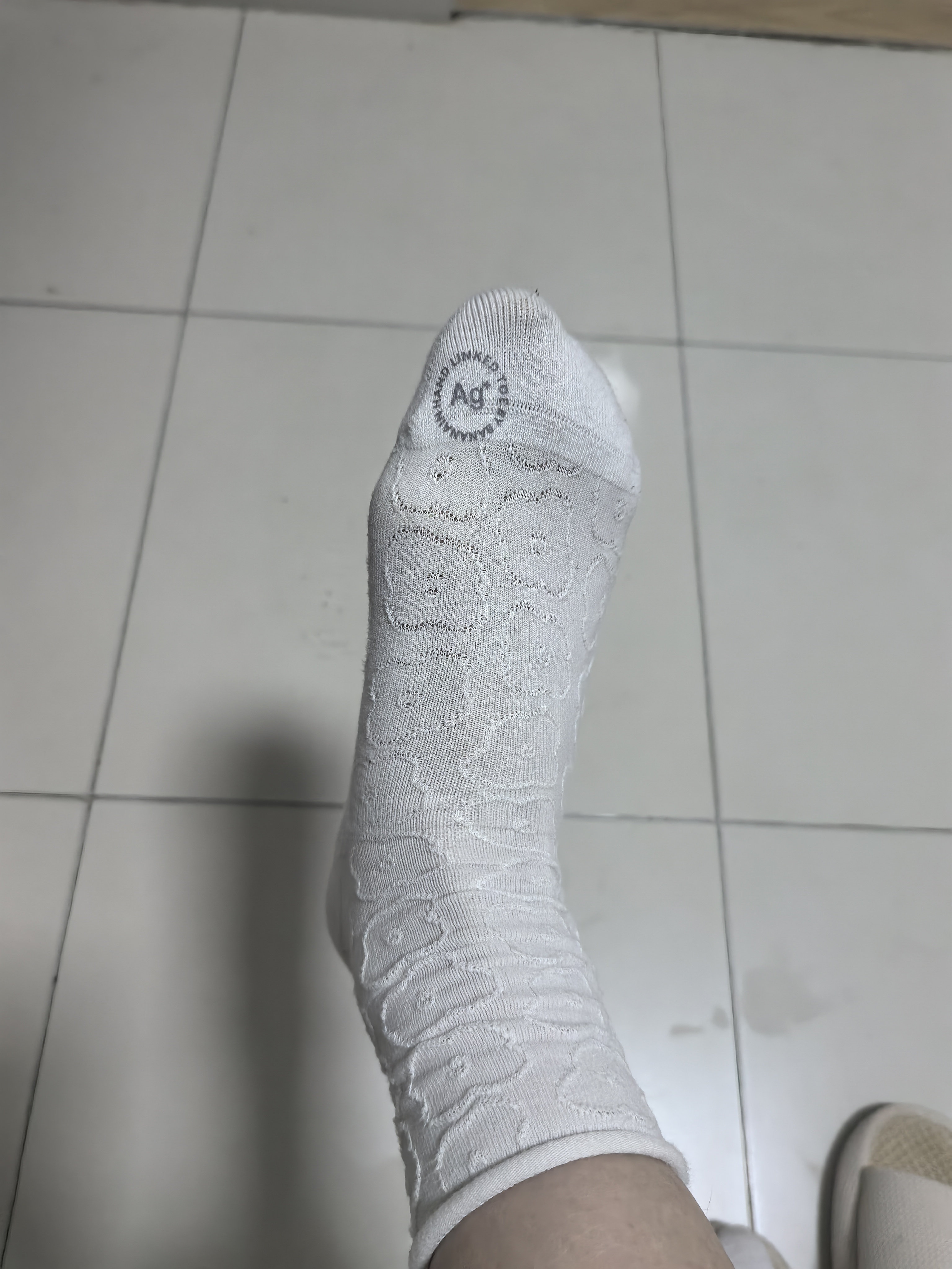 蕉内300S女士堆堆袜子配勃肯鞋春夏中筒透气10A抗菌防臭4双 魅黑*2+波纹黑+心形黑 4双 均码 实拍图