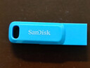 闪迪（SanDisk）256GB Type-C USB3.2 手机U盘DDC3蓝色 读速高达400MB/s 自动备份 手机电脑两用 双接口大容量优盘 实拍图