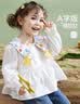 ASK JUNIOR女童衬衫2026秋小童星星大翻领花边下摆儿童休闲衬衫 白色 100 实拍图