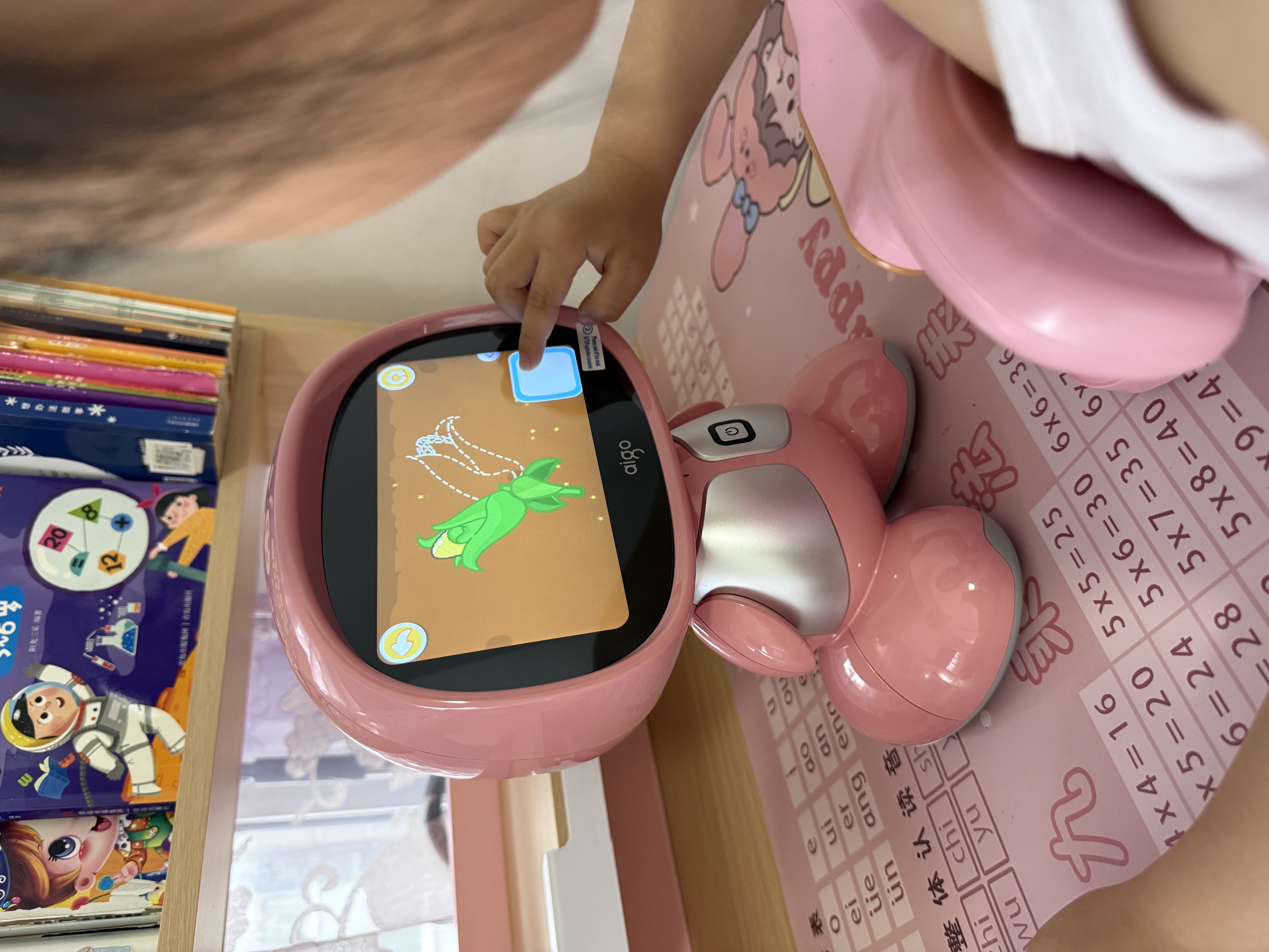 爱国者AI早教机器人早教机故事机儿童智能对话学习机男女孩玩具生日礼物 实拍图
