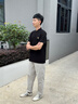 海澜之家（HLA）父亲节礼物polo衫男士短袖2026夏季商务休闲凉感透气简约翻领t恤 凉感透气-黑色D6 M (170) 推荐125~136斤 实拍图