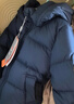 保姆鹅 儿童羽绒服宝宝短款加厚白鸭绒外套男童女童保暖防风冬[NG2637] 黑 110 实拍图