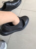 百丽父亲节礼物男鞋通勤牛皮鞋春夏商场款职场商务休闲皮鞋 黑单里 42 实拍图
