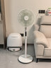 美的（Midea）【幸运草安睡1S】一级能效直流变频声控电风扇家用遥控卧室静音落地扇台式桌面抗菌大风力转页扇 实拍图