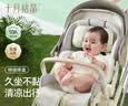 十月结晶婴儿推车凉席婴儿车凉席冰丝凉席安全座椅餐椅席 松鼠探花林74*40 实拍图