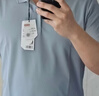 京东京造夏季运动短袖男士t恤polo衫男跑步健身户外速干衣服 浅灰色3.0 L 实拍图