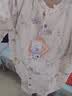 雅特茂天竹棉纱布丨月子服夏季薄孕妇喂奶产妇产后哺乳睡衣套装 奢柔清爽 天竹纱丨墨染葡韵1620 XXL 实拍图
