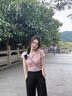 回力（Warrior）粉色休闲套装女新款夏季正肩短袖小个子显瘦时尚穿搭一整套   L 实拍图