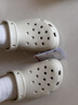 卡骆驰（CROCS）白鹿同款经典云朵洞洞鞋时尚百搭女鞋花园鞋沙滩鞋|206750 骨白色-2Y2(含智必星) 39 (250mm) 实拍图
