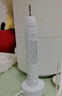 飞利浦（PHILIPS）声波电动牙刷钻石3系 5倍洁齿5种模式 洁净刷头*2 生日礼物送男士/女友 价保618 HX5181/01白 实拍图