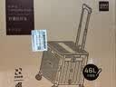得力（deli）购物车手拉车买菜小拉车露营拉杆车外箱65L大容量折叠小推车 实拍图