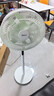 美的（Midea）【幸运草安睡1S】一级能效直流变频声控电风扇家用遥控卧室静音落地扇台式桌面抗菌大风力转页扇 实拍图