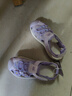 迪士尼（Disney）儿童包头凉鞋女童户外夏季凉拖鞋透气沙滩鞋 浅紫/丁香紫 31 实拍图
