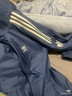 adidas宽松日常舒适运动夹克外套男女春季新款阿迪达斯官方三叶草   深靛蓝（推荐选大一码)   L 实拍图