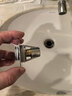 潜水艇（Submarine）洗手盆漏水塞洗脸盆下水器洗手池塞子按压式弹跳芯防臭过滤器京 【银色】黄铜弹跳水塞(小盖) 实拍图
