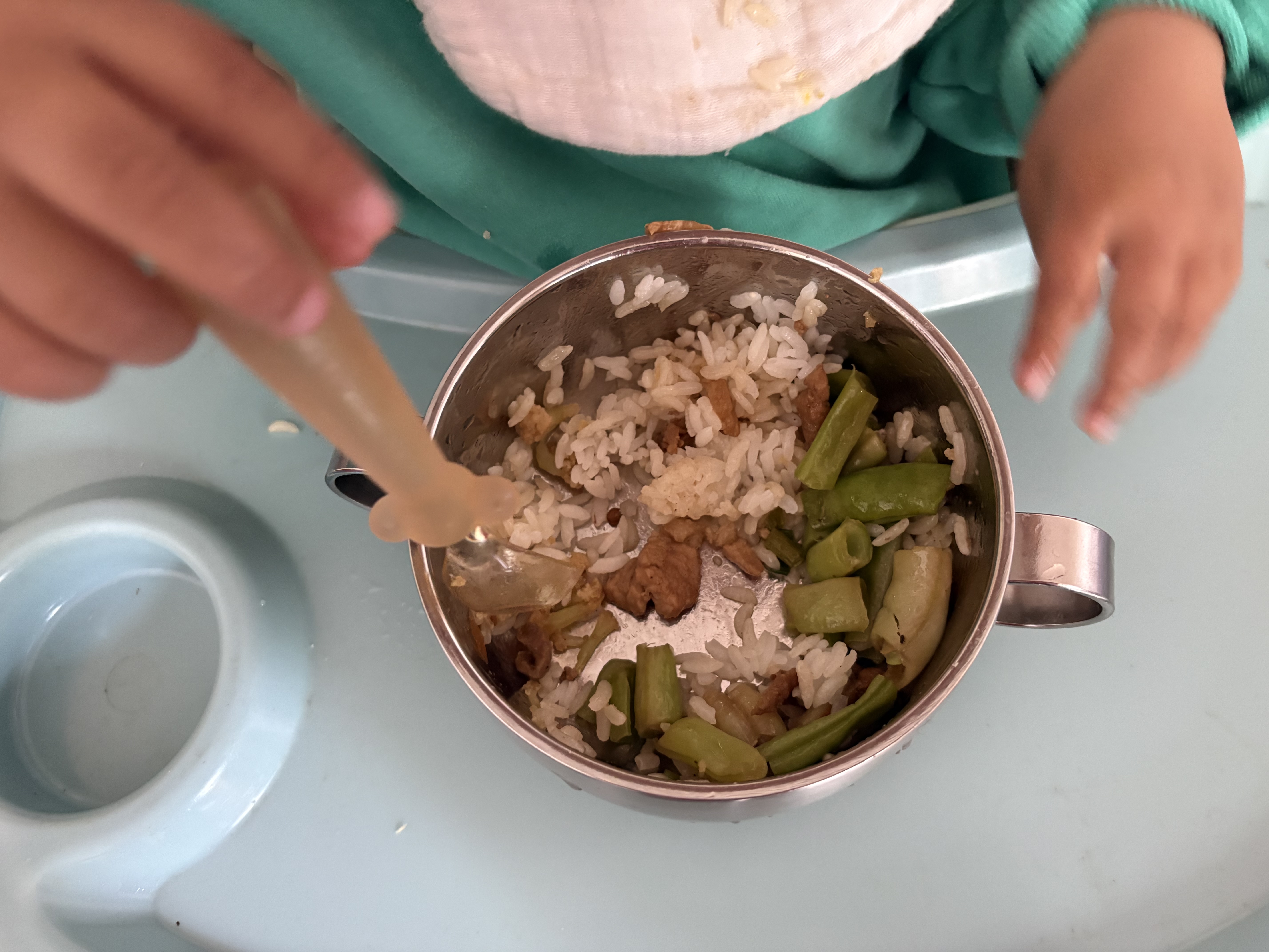 COODORA宝宝元宝勺子婴儿辅食勺学吃饭训练儿童硅胶自主进食勺ppsu餐具 实拍图