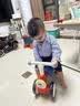babycare儿童平衡车四轮滑步车玩具宝宝学步车礼盒装1-3岁周岁礼物 罗拉红 实拍图