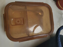 希乐扣Cilock玻璃饭盒上班族带饭 微波炉可加热餐盒便当盒大容量保鲜盒 带餐包 实拍图