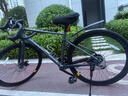 JEEP吉普公路自行车碟刹变速自行车男女学生公路车竞技代步车-RS730 RS730-公路把-高级灰-铝合金 M码（适合身高165-185CM） 24速-休闲运动(基础款) 实拍图