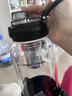LOCKZI吨桶吨耐高温100度食品级开水防摔茶水分离玻璃泡茶杯大容量水杯 [独立茶网+杯套] 1500ml 高硼硅防爆 实拍图