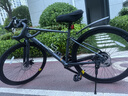 JEEP吉普公路自行车碟刹变速自行车男女学生公路车竞技代步车-RS730 RS730-公路把-高级灰-铝合金 M码（适合身高165-185CM） 24速-休闲运动(基础款) 实拍图