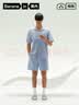 蕉内棉棉301H睡衣男士春夏翻领纯棉短袖短裤家居服套装情侣款居家服 实拍图