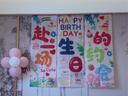 多美忆生日场景布置男女孩生日气球道具氛围布置场景儿童派对装饰背景布 实拍图