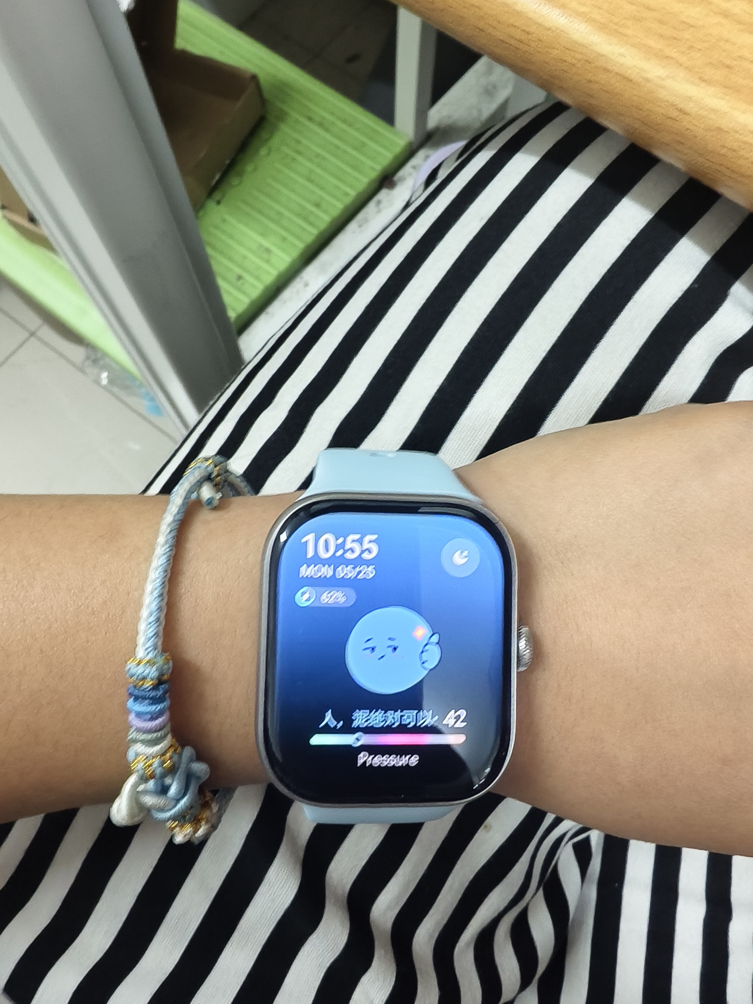 vivo WATCH GT 2【国家补贴】智能手表新年年会礼物运动 健康 监测 电话 电子表 礼物 蓝牙版 自由蓝 软胶 实拍图