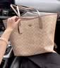 蔻驰（COACH）【品牌直供】女士CITY大号单肩托特包电脑包CV976礼物 实拍图