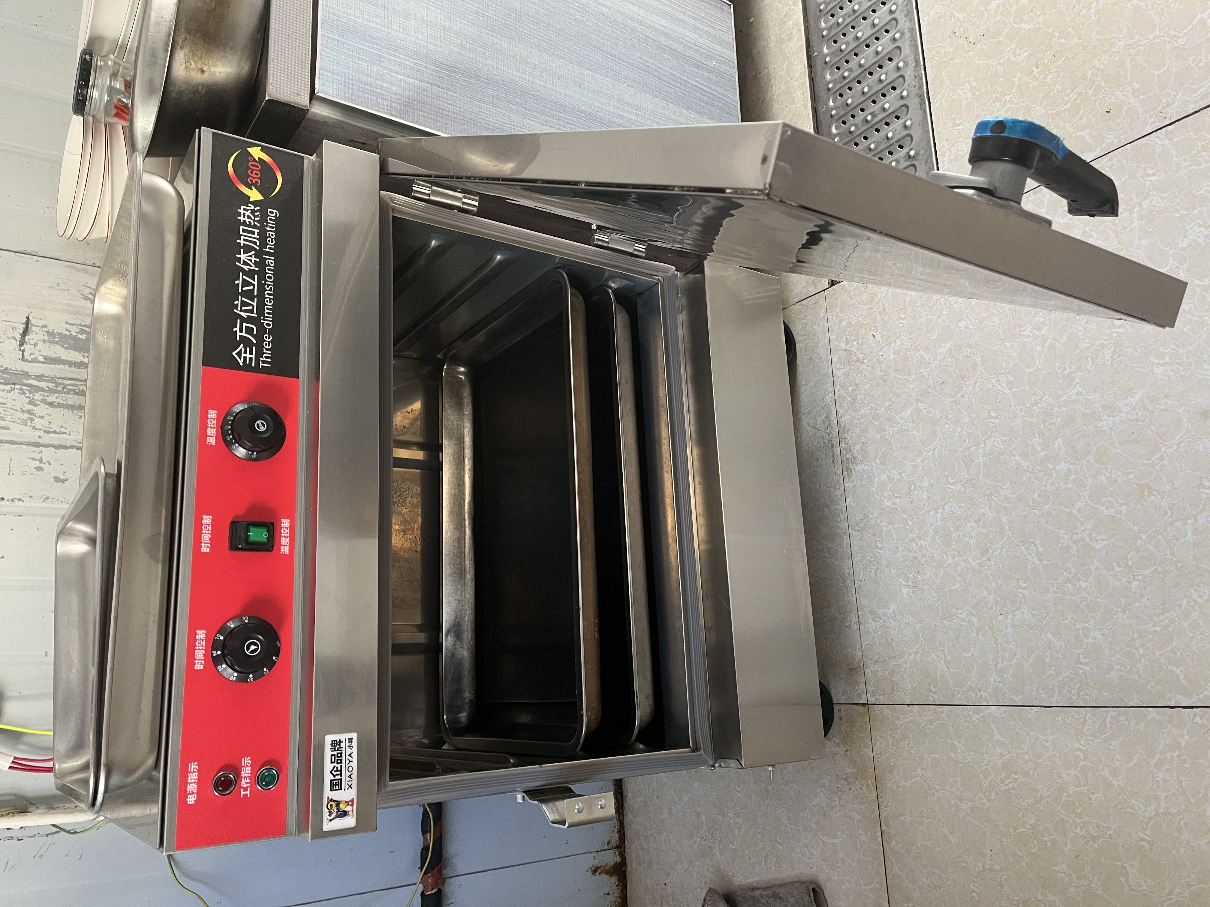 小鸭【国企老品牌】蒸饭柜商用不锈钢电蒸箱蒸饭机饭店酒店单位食堂馒头包子全自动蒸饭车燃气蒸饭箱 【上置定时定温款】大4盘 220V/380V 实拍图