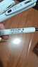 斑马牌（ZEBRA）0.4mm按动子弹头中性笔 彩色学生绘画签字笔标注填色手账笔水笔 JJS29-R1 白杆黑芯 5支装 实拍图