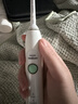 飞利浦（PHILIPS）声波电动牙刷钻石3系 5倍洁齿5种模式 洁净刷头*2 生日礼物送男士/女友 价保618 HX5181/01白 实拍图