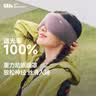 蕉下（beneunder）眼罩睡眠遮光男女士旅行出差缓解疲劳重力按摩眼罩 砂木棕 实拍图