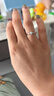 周六福钻戒女求婚至简钻石戒指KGDB021047约20分I-J/SI 10号生日礼物 实拍图