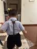 罗蒙男童小西装套装宝宝周岁生日主持人花童礼服西装毕业儿童演出 001浅蓝色 100 cm 实拍图