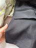 小西装女春夏新款长袖职业装套装商务正装面试上班教师销售工装秋 黑色女【西装外套+裤子】 2XL 码【约115-124斤穿】 实拍图