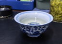 京东京造 青花缠枝莲压手杯 茶杯陶瓷功夫茶具压手杯主人杯礼盒120ml 实拍图