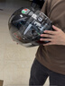 AGV K1S头盔K1摩托车机车全盔四季通用全覆式跑盔男女广角通风透气3C K1S-BLACK（亮黑） L（适合57-58头围） 实拍图