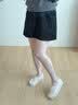 星期六渔夫鞋女2026新款夏季蕾丝网面透气懒人一脚蹬厚底帆布凉鞋妈妈鞋 米白SSD1111CLS 35 官方正品 实拍图